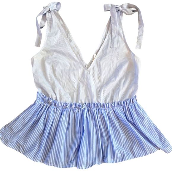 EC TREASURE & BOND SEERSUCKER TANK SZ.M - Picture 2 of 5